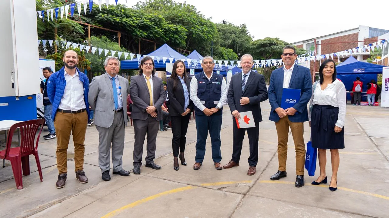 OIM Perú inaugura Punto de Atención y Orientación (PAO) itinerante para promover acceso a derechos y servicios para personas refugiadas y migrantes en Lima Metropolitana