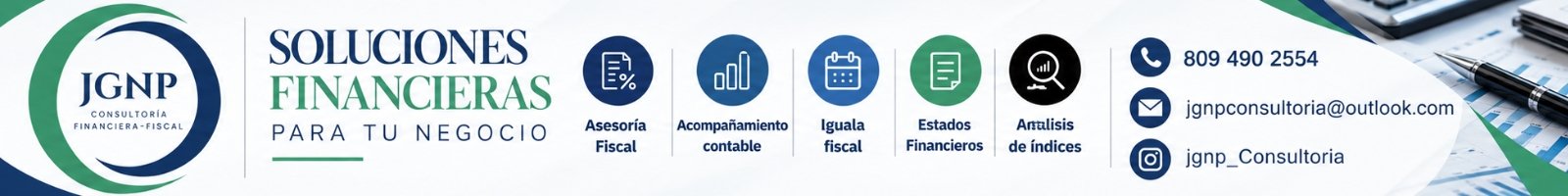 JGNP Somos una Consultoría de soluciones contables y fiscales con excelencia, cercanía y responsabilidad. 8 años de experiencia, compromiso e integridad.
